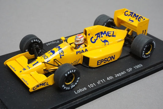 1:43 SPARK S1781 Lotus 101 Japanese GP 1989 #1 N.Piquet CAMEL