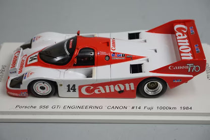 1:43 KID BOX x SPARK SKB43012 Porsche 956 GTi ENGINEERING Canon #14 Fuji 1984