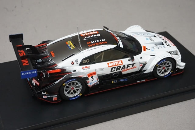 1:43 EBBRO 45625 Nissan CRAFTSPORTS MOTUL GT-R Super GT GT500 2018 #3
