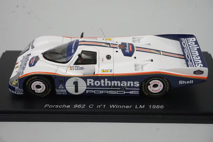 1:43 SPARK S0923 Porsche 962C LM Le Mans winner 1986 #1
