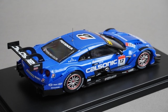 1:43 EBBRO 45381 Nissan Calsonic Impul GT-R Super GT500 Rd.1 Okayama 2016 #12 Hironobu Yasuda / J.P. Oliveira