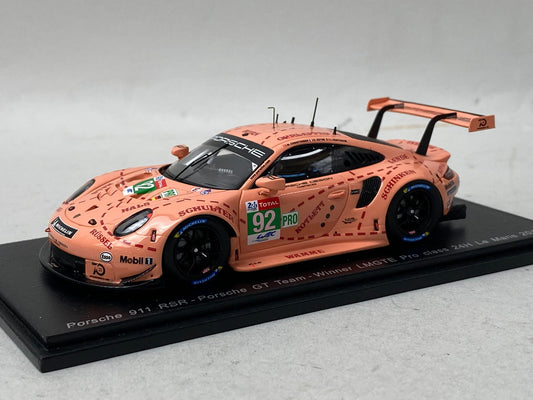 1:43 SPARK S7033 Porsche 911 RSR #92 Winner LMGTE Pro class 24h Le Mans 2018
