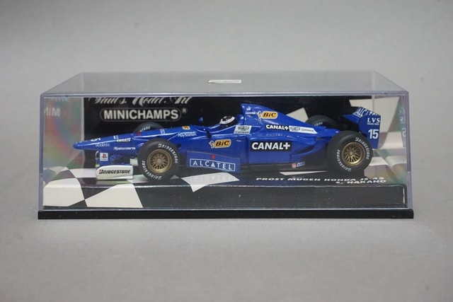 1:43 MINICHAMPS 430970015 Prost F1 MUGEN Honda JS45 Shinji Nakano 1997 #15 CANAL