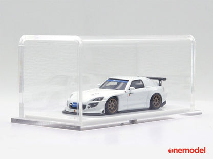 20E03-03 onemodel 1:64 Honda S2000 Spoon Street Version White