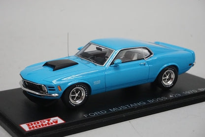 1:43 SPARK PS003A Post Hobby Custom Ford Mustang BOSS 429 1970 Blue model car