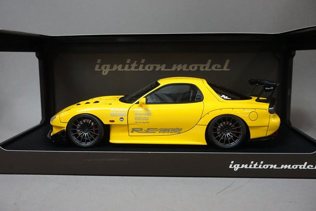 1:18 ignition model IG1042 Mazda RX-7 FD3S RE Amemiya Yellow model car