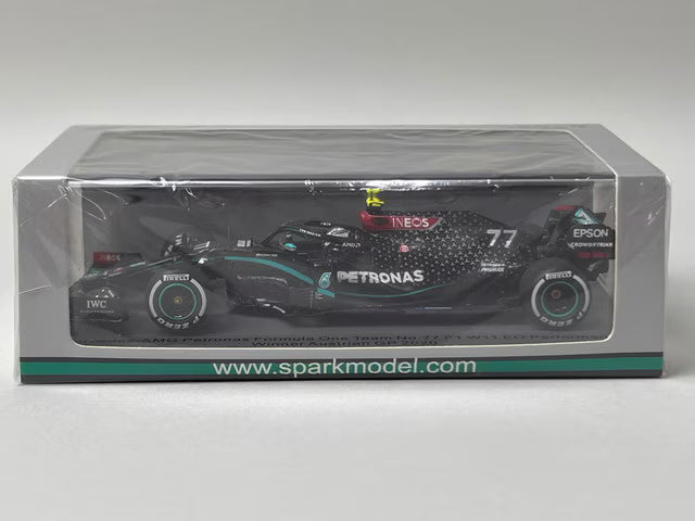 1:43 SPARK S6466 Mercedes AMG F1 W11 EQ Performance Austrian GP winner 2020 #77 Valtteri Bottas