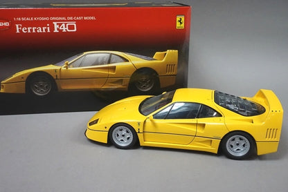 1:18 KYOSHO K08411Y Ferrari F40 Yellow