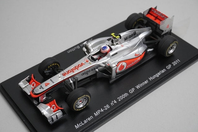 1:43 Spark S3029 McLaren MP4-26 200th GP Hungarian GP 2011 #4 model car