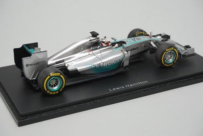1:43 SPARK S3088 Mercedes AMG PETRONAS F1 W05 China GP Winner 2014 #44 L.Hamilton