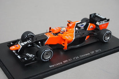 1:43 SPARK S3038 Marussia MR-01 #24 China GP 2012 T.Glock