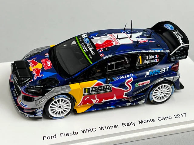 1:43 SPARK S5154 Ford Fiesta Monte Carlo Rally Winner 2017 #1