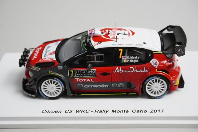 1:43 SPARK S5155 Citroen C3 WRC Monte Carlo Rally 2017 #7 model car