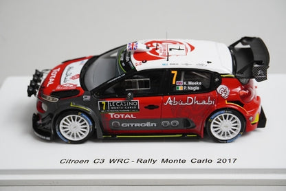 1:43 SPARK S5155 Citroen C3 WRC Monte Carlo Rally 2017 #7 model car