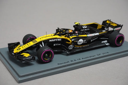 1:43 SPARK S6056 Renault R.S.18 Australian GP 2018 #55 Carlos Sainz Jr.