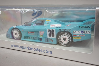 1:43 SPARK S2352 Toyota 86 C Le Mans 24h LEYTON HOUSE 1986 #36