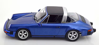 KKDC180681 KK scale 1:18 Porsche 911 Carrera 3.0 Targa 1977 blue-metallic
