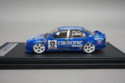 1:43 ignition model IG1848 CALSONIC Primera P10 JTCC INTERTEC Fuji 1994 #12 with Kazuyoshi Hoshino Metal Figure