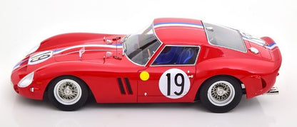 KKDC180735 KK scale 1:18 Ferrari 250 GTO 1962 No.19 24h Le Mans red/blue/white
