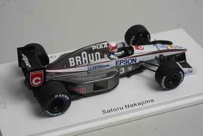 1:43 SPARK ROMU039 Tyrrell 020 Honda USA GP Satoru Nakajima 1991 #3