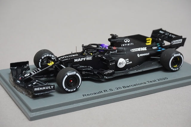 1:43 SPARK S6456 Renault R.S.20 Barcelona Test D.Ricardo 2020 #3 model car