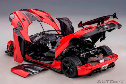 79022 AUTOart 1:18 Koenigsegg Agera RS Red / Carbon Black model car