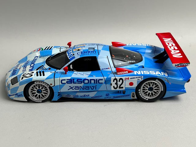 1:18 AUTOart 89876 Nissan R390 GT1 1998 Le Mans 24 Hours 3rd Overall  #32  Kazuyoshi Hoshino/Aguri Suzuki/Masahiko Kageyama