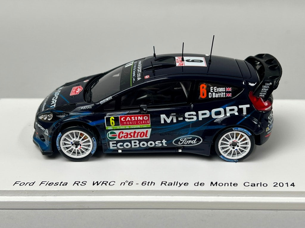 1:43 SPARK S3791 Ford Fiesta RS WRC Monte Carlo 2014 #6 model car