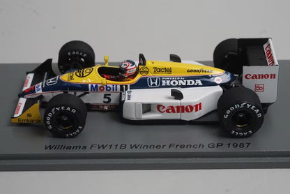 1:43 SPARK S7482 Williams FW11B French GP Win N.Mansell 1987 #5