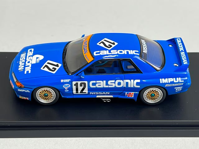 1:43 HPI 8023 Nissan CALSONIC Skyline JTC 1990 #12 Debut Win