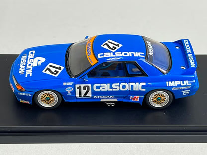 1:43 HPI 8023 Nissan CALSONIC Skyline JTC 1990 #12 Debut Win