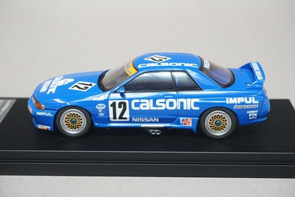 1:43 HPI 8023 Nissan CALSONIC Skyline JTC 1990 #12 Debut Victory