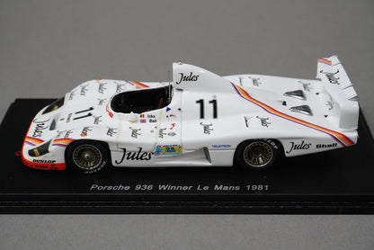 1:43 SPARK 43LM81 Porsche 936 Le Mans 24h Winner 1981 #11 model car