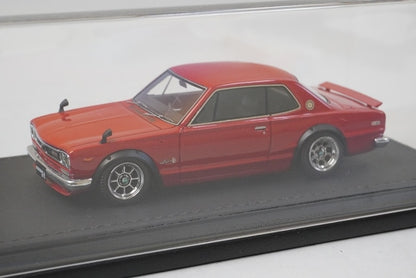 1:43 ignition model IG0222 Nissan Skyline 2000 GT-R KPGC10 Red