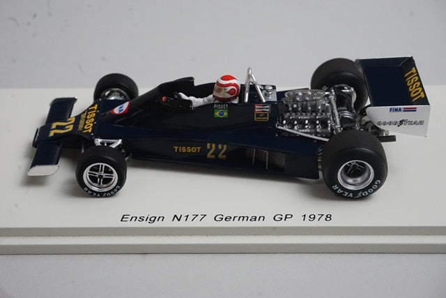 1:43 SPARK S4815 Ensign N177 German GP 1978 #22 N. Piquet model car