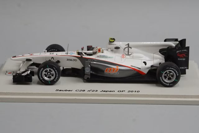 1:43 Spark SJ001 Sauber C29 Japanese GP 2010 #23 Kobayashi Kamui