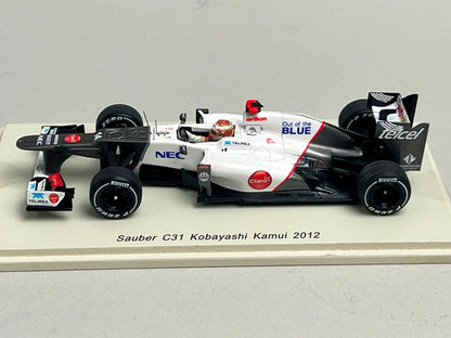 1:43 SPARK SS03 Suzuka 50th Anniversary Sauber C31 Ferrari Kobayashi Kamui 2012 #14 model car