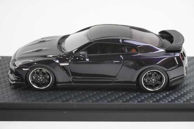 1:43 HPI 8437 Nissan GT-R (R35) Spec V Ultimate Opal Black model car