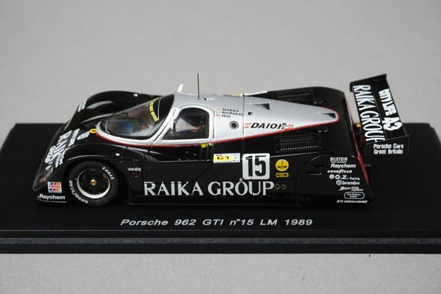1:43 Spark S1913 Porsche 962 GTI Le Mans 1989 #15 model car
