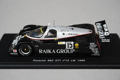 1:43 Spark S1913 Porsche 962 GTI Le Mans 1989 #15 model car