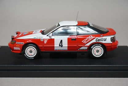 1:43 HPI 8146 Mirage Toyota Celica GT-Four Rally Sweden 1992 #4 model car