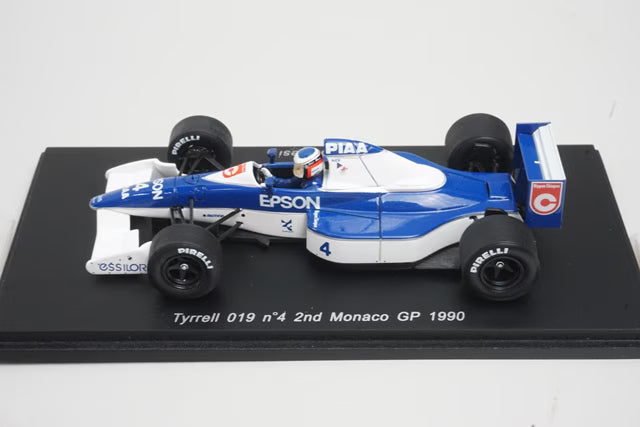 1:43 SPARK S1698 Tyrrell 019 2nd Monaco GP 1990 #4 J.Alesi