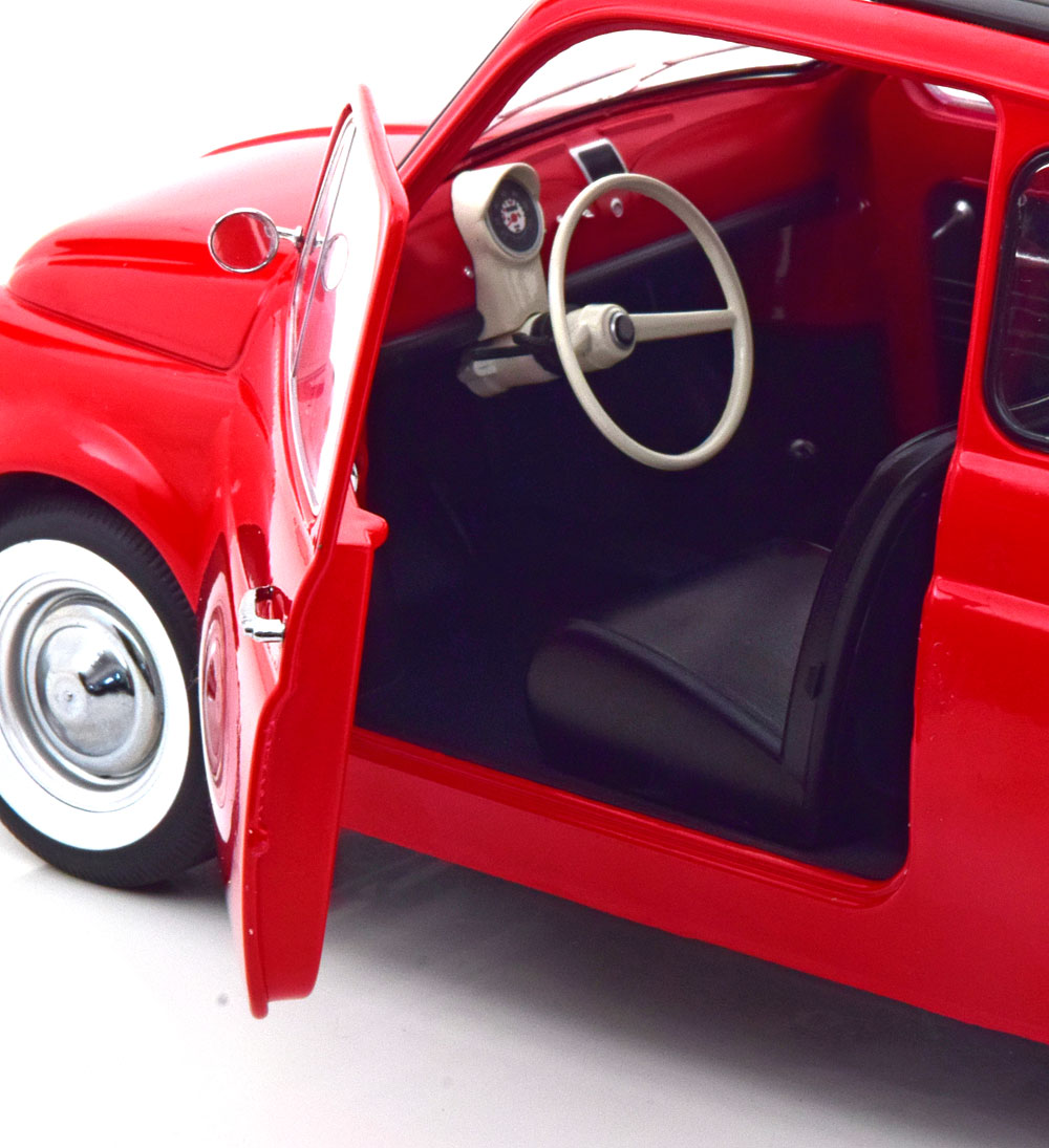 KKDC120031 KK scale 1:12 Fiat 500F 1968 Red model car