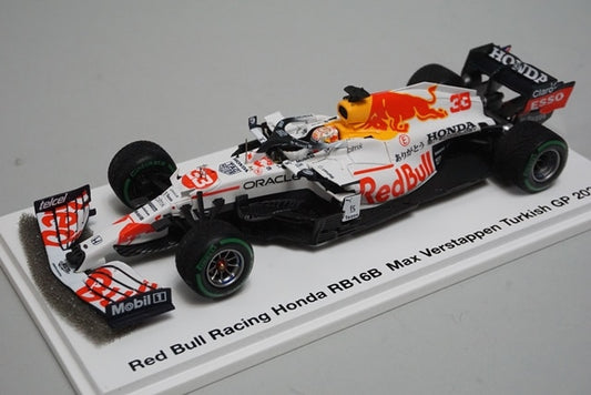 1:43 SPARK ZBE10FH227A00 Honda Red Bull Racing RB16B Turkish GP 2021 #33