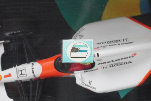 1:43 MINICHAMPS McLaren MP4/7 Honda V12 A.Senna 1992 #1 ASC No.6 model car