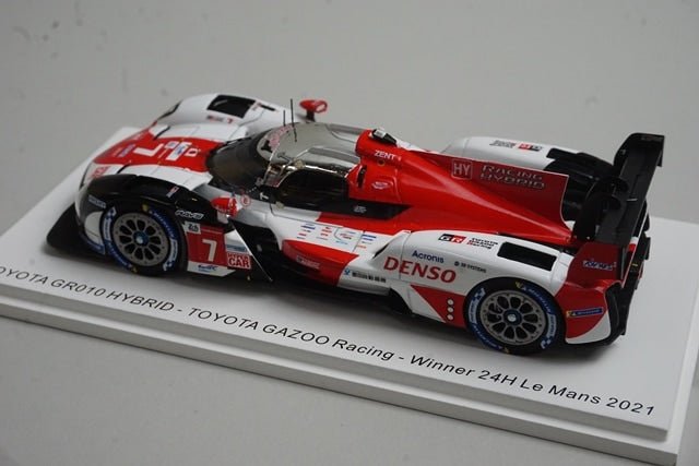 1:43 SPARK 43LM21 GR010 Hybrid Toyota Gazoo Racing Le Mans 24h Winner 2021 #7