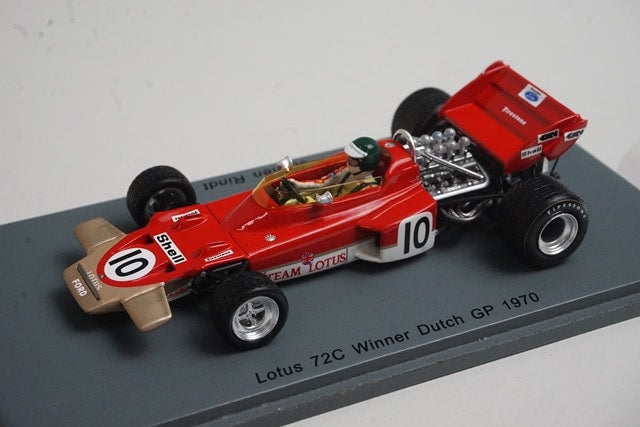 1:43 SPARK S4280 Lotus 72C Dutch GP Winner J.Rindt 1970 #10
