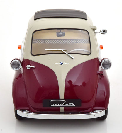 KKDC120045 KK scale 1:12 BMW 250 Isetta 1959 Dark Red / Cream