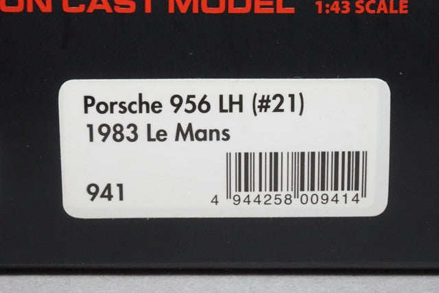 1:43 HPI 941 Porsche 956 LH Le Mans 1983 #21 Mario Andretti / Michael Andretti / Phillippe Alliot