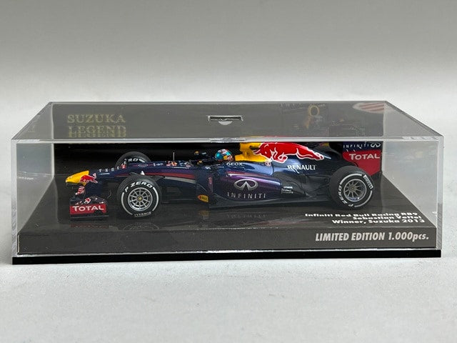 1:43 MINICHAMPS 413130801 Infiniti Red Bull Racing RB9 Suzuka 2013 #1 S.Vettel model car